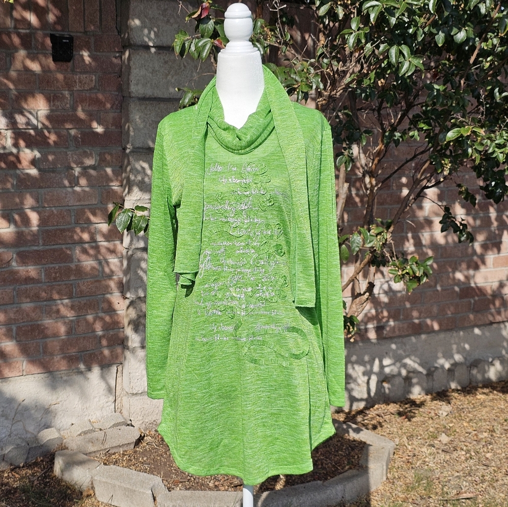 3pc. Marble tunic top set